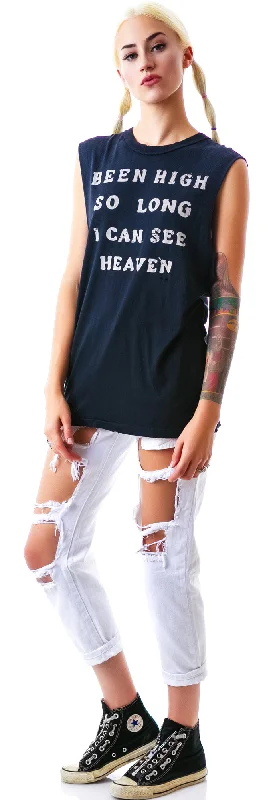 Eclectic Fashion Been High Sleeveless Tee