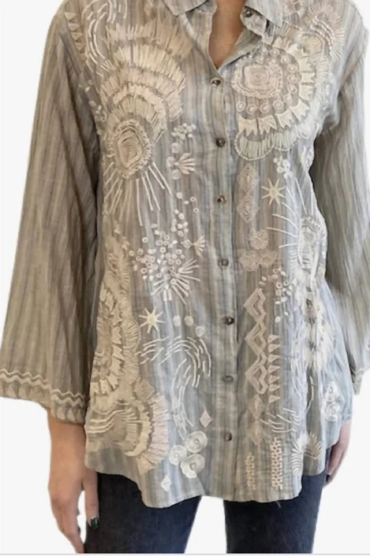 Great Deals On Ethnic Cultural Wear Antonia Kimono Oversized Shirt In Sti