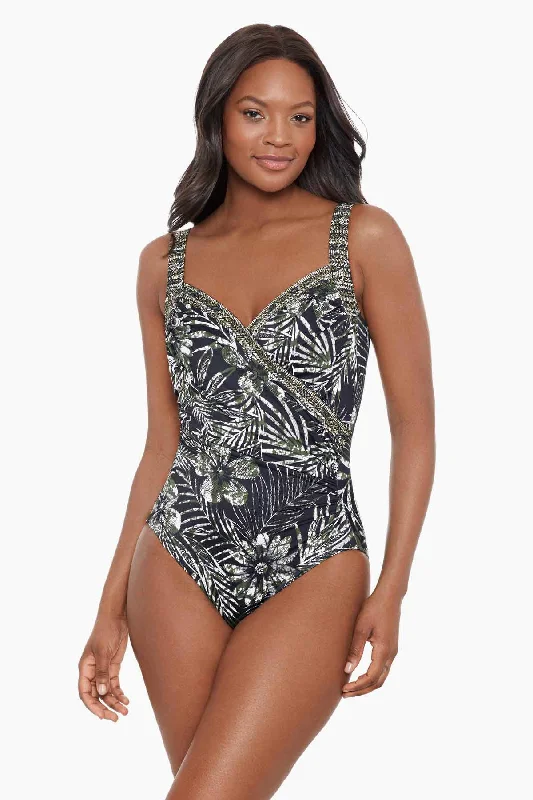 Great Prices On Feminine Styles Zahara Sanibel One Piece Swimsuit DD-Cup