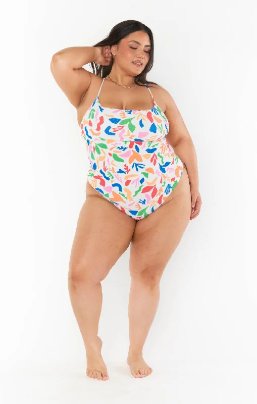 Exclusive Deals Online Positano One Piece ~ Primary Paradise Scrunch