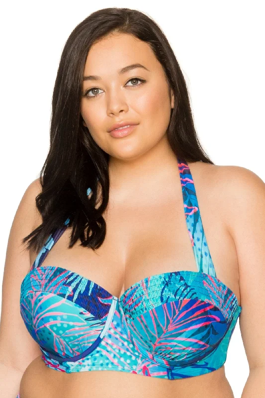 Celebrate With Big Savings Curve Ocean Paradise Cora Underwire Top