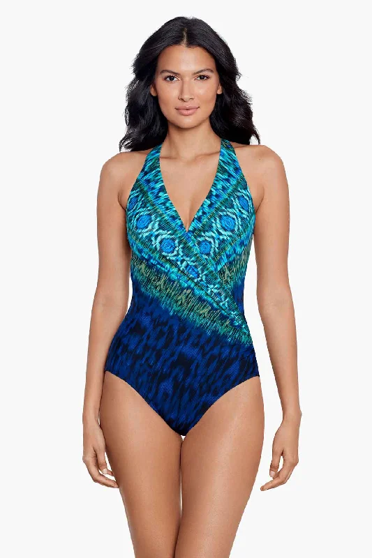 Dive Into Trendy Styles Alhambra Wrapsody One Piece Swimsuit