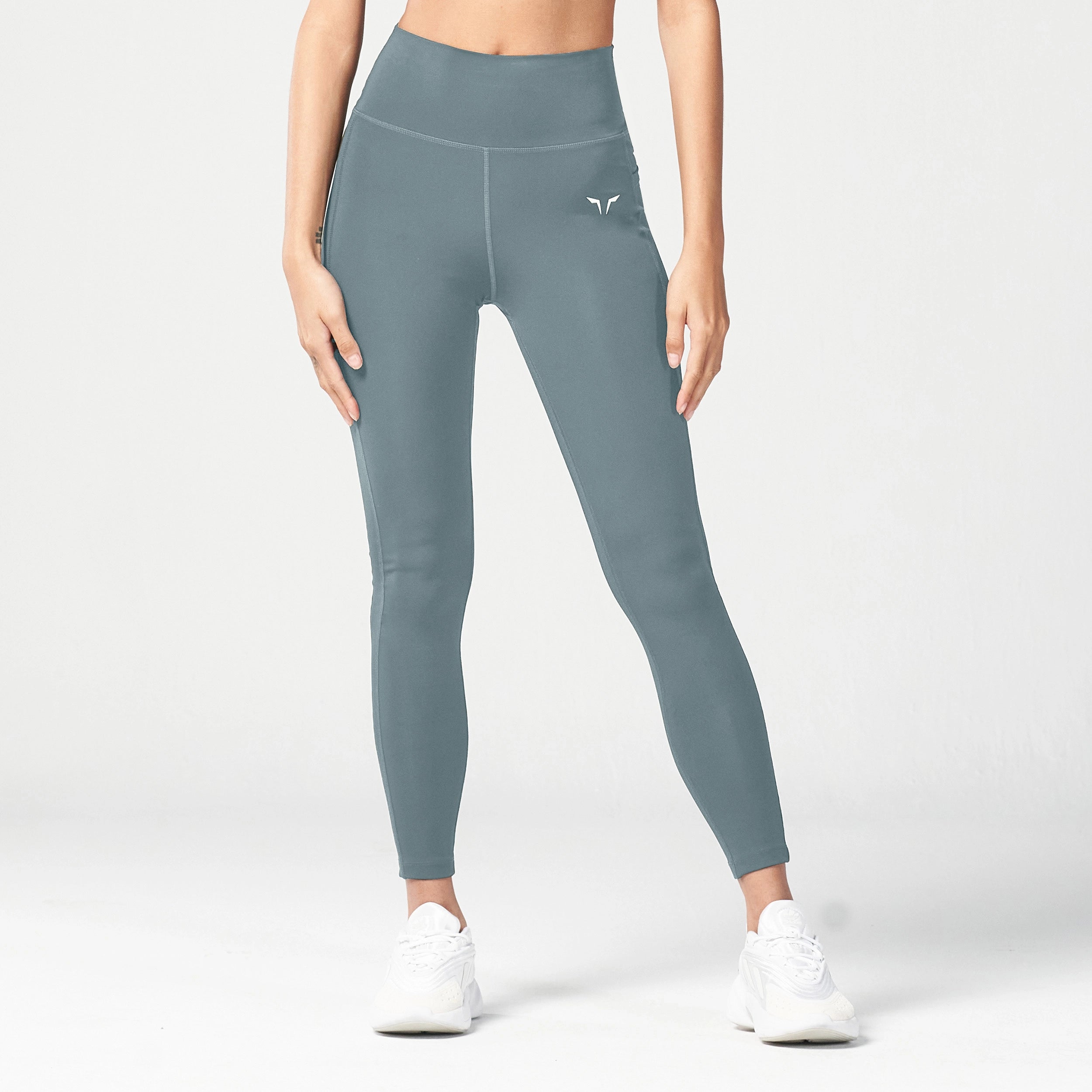 Must-Have Styles Essential Cropped Leggings 24" - Stormy Weather