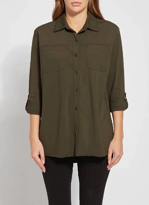 Best Sellers Camper Sporty Button Down In Deep Olive