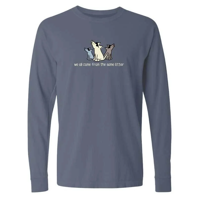 Popular Collection We All Come From The Same Litter - Long-Sleeve T-Shirt Classic