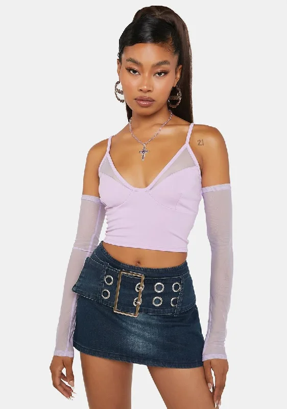 Odd Size Clearance Sale Scene Cycle Crop Top