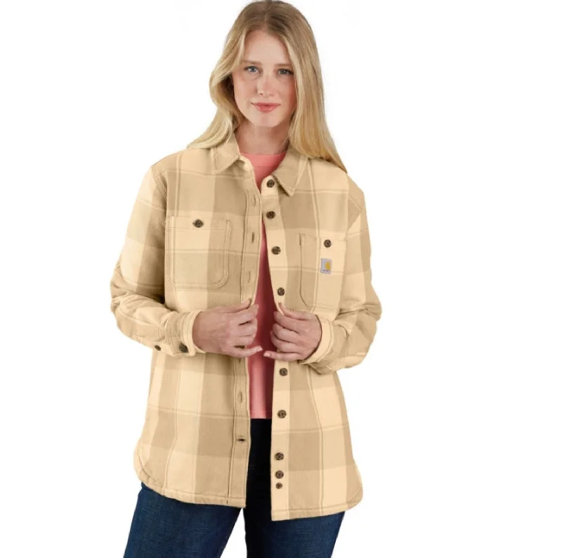 The Good Stuff Carhartt Women's Loose Fit Twill Button-Down Shirt Jac