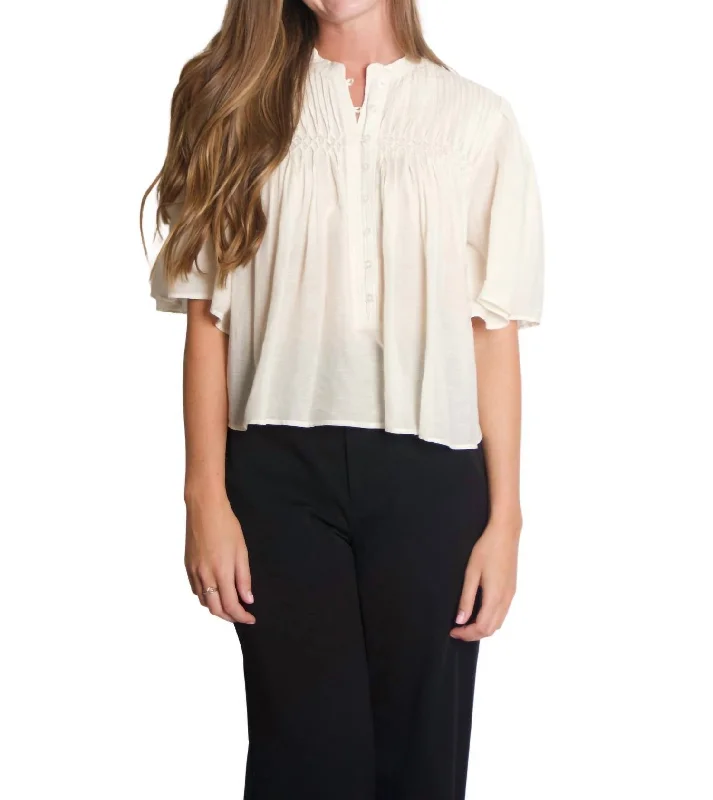 Season Appropriate Women's Collection Destiny Blouse In White