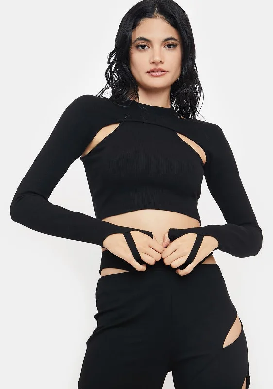 Limited Styles Censored Crop Top