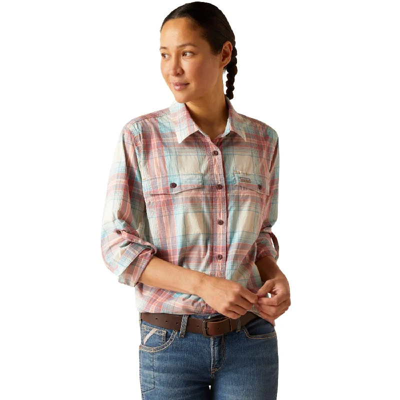 Save Big Ariat Women's Rebar Made Tough DuraStretch Work Shirt