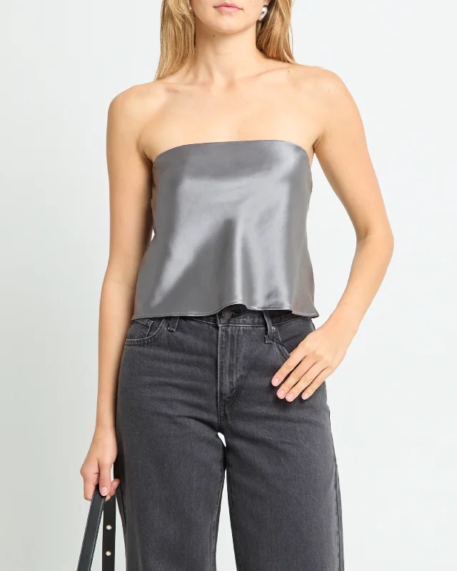 Classic Timeless Elegant Style Emelie Silk Top