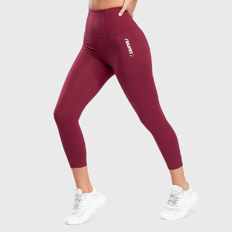 Elegant Style Warrior High-Waisted Cropped Leggings - Brave