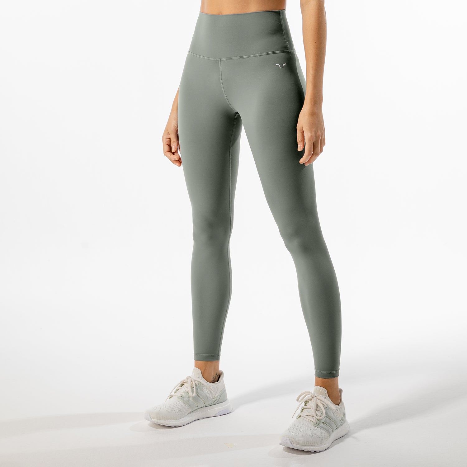 Graceful Fashion Core Agile Leggings - Green Smoke