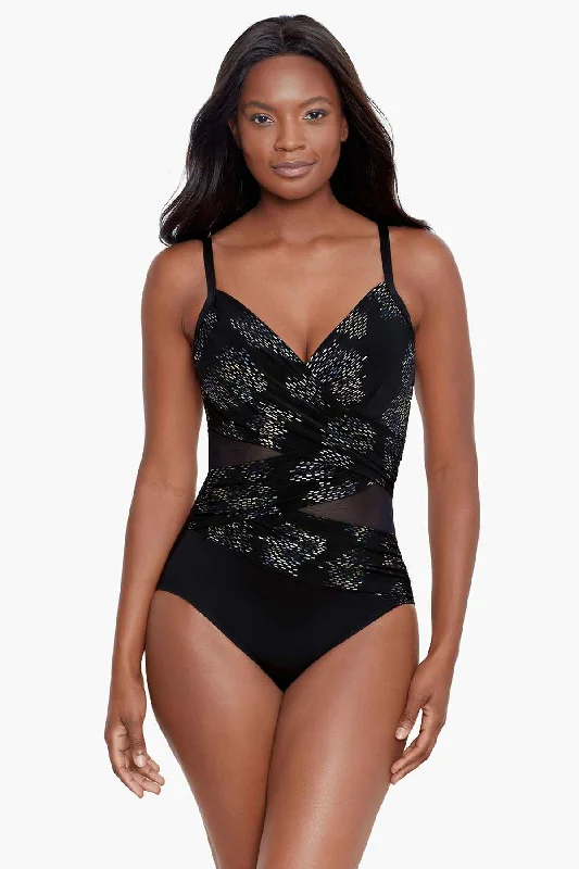 Discount Extravaganza Iridium Mystique One Piece Swimsuit