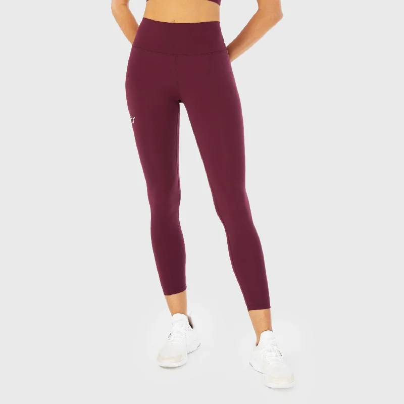 Crazy Price Slashing Infinity Cropped 7/8 Leggings - Grape