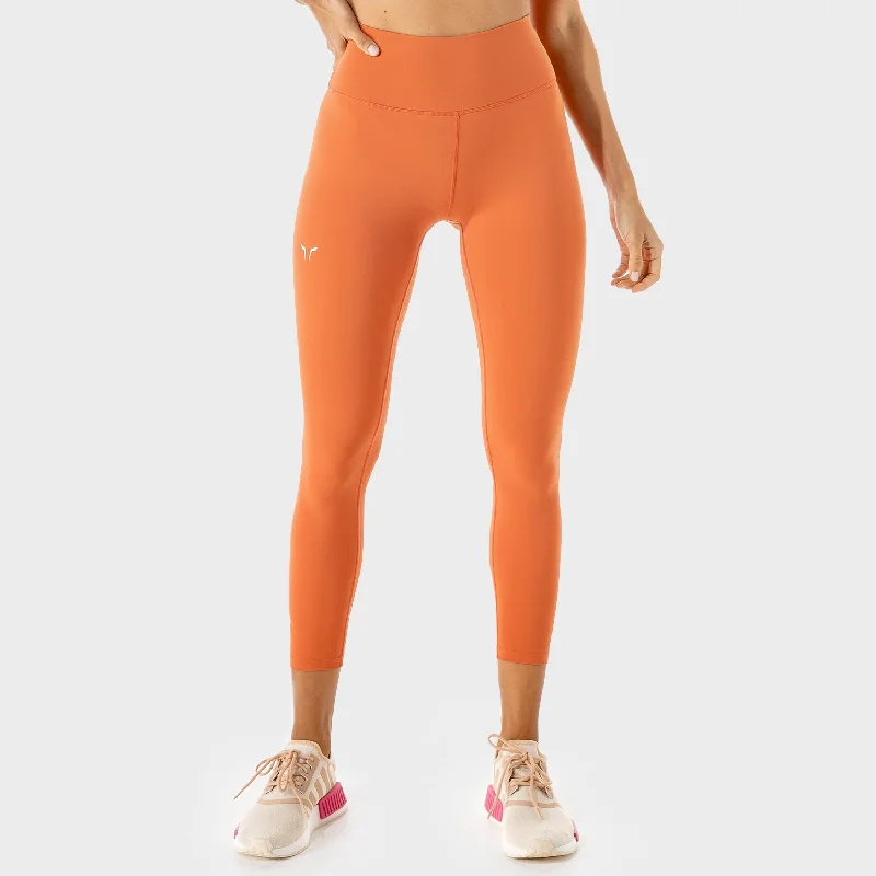 Glamorous Evening Wear Infinity Cropped 7/8 Leggings - Copper Coin