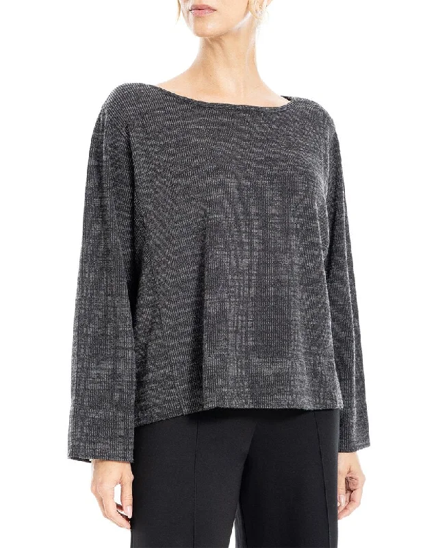 Lighten Up With Nordic Styles Max Studio Rib Knit Top