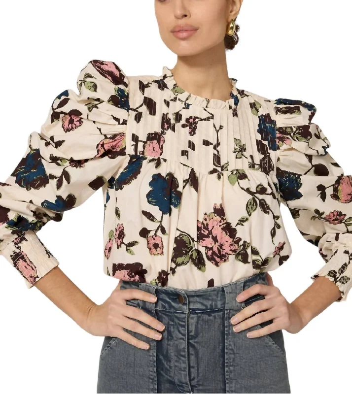 Casual Yet Stylish Separates Irina Blouse In Jardin