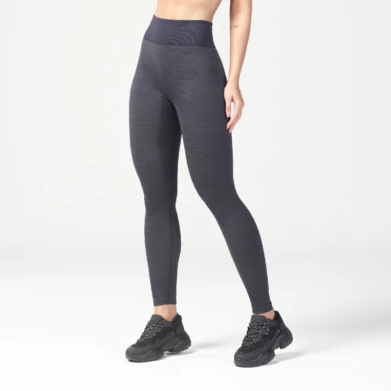 Shop Sale Items Infinity Stripe Seamless Leggings - Black