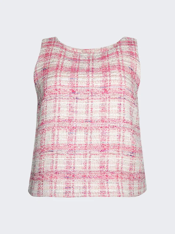 Trendy Street Style Sleeveless Jacquard Top