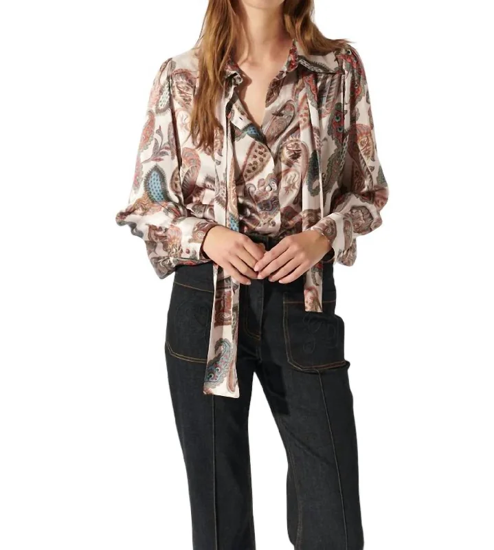 Trend Forward Threads For Her Jasmina Blouse In Fortunio Rosewood