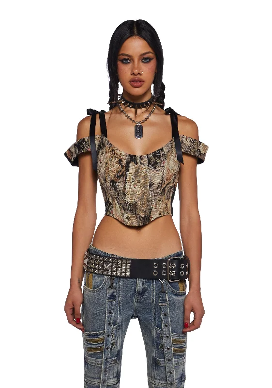 Must Haves Pawsitive Thinking Corset Top