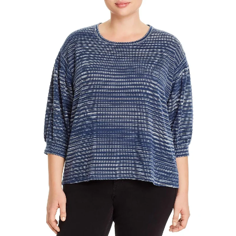 Seasonal Clearance Womens Balloon Sleeves Knit Top