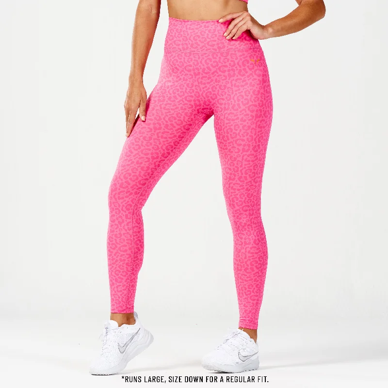 Timeless Elegance Redefined Core Agile ACT Leggings 27" - Hot Pink Print