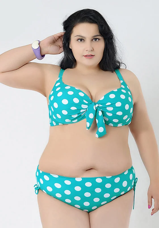 Stylish Savings Deniva Dot Print Bikini