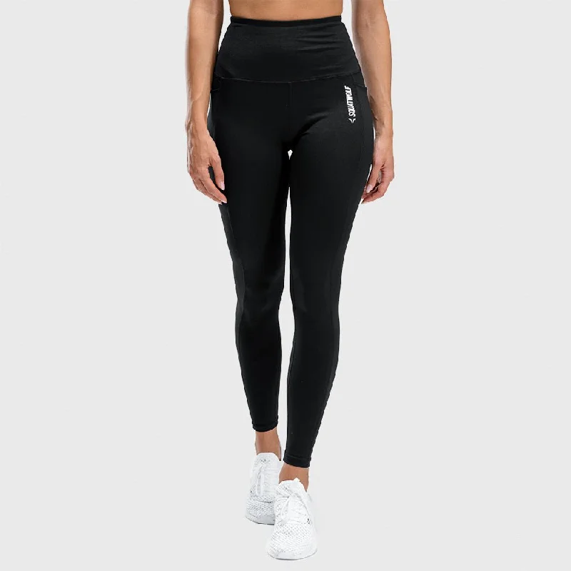 Season Appropriate Women's Collection We Rise High-Waisted Leggings - Black