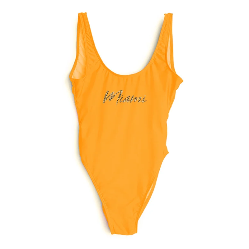 Browse Our Top Products MIAMI W/ CHEETAH TEXT // NEW WILD THING FONT [SWIMSUIT]