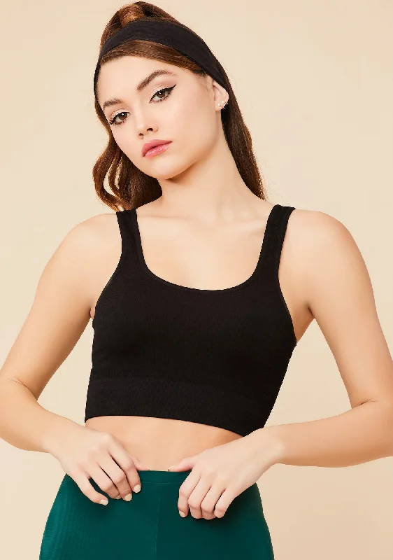 Everyday Fashion Slick Nobody Like Me Seamless Crop Tank