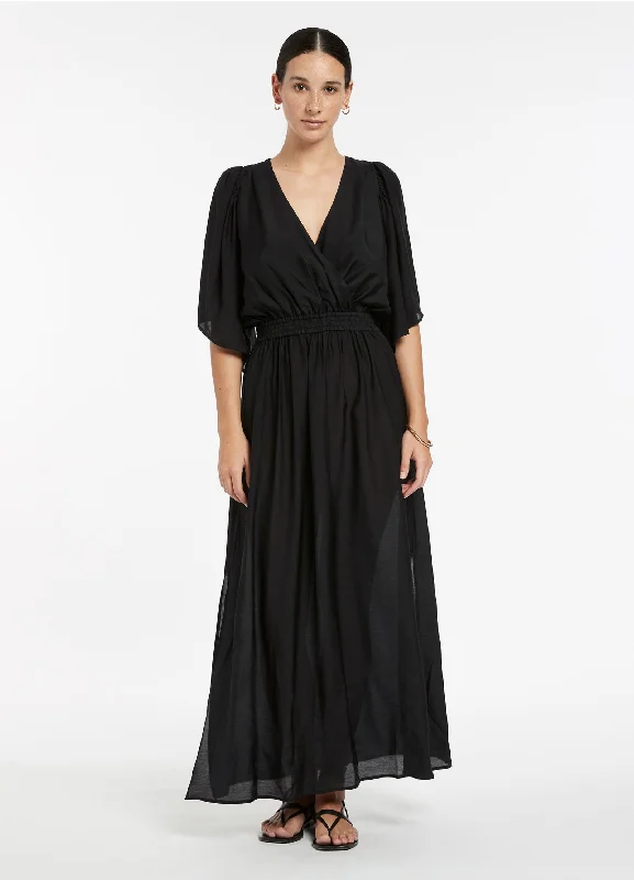 Limited Quantities Jetset Full Sleeve Dress - Black