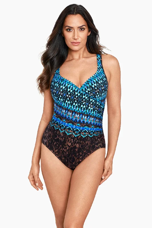 Elegant Simplicity Wardrobe Untamed It's A Wrap One Piece Swimsuit