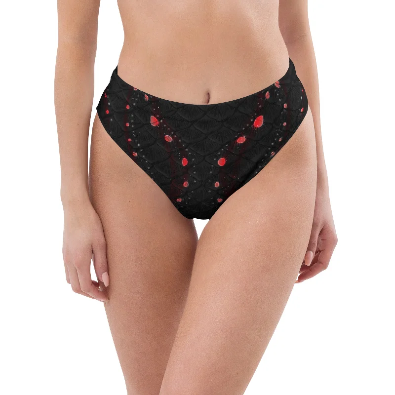 Big Savings On Minimalist Office Styles Dark Tide Recycled High-Waisted Bikini Bottom