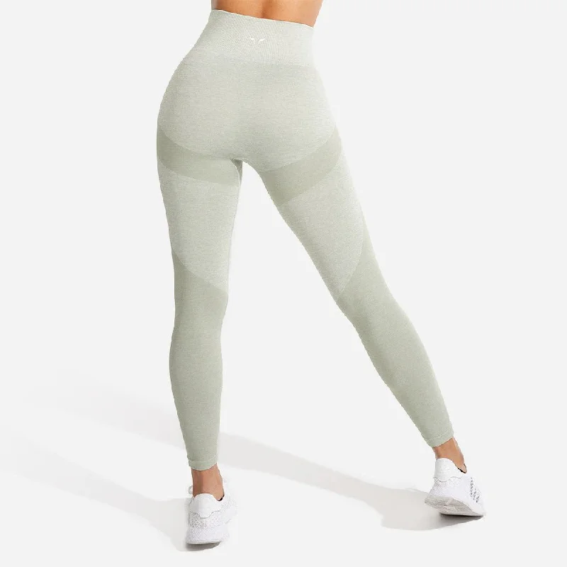 Day To Night Styles Marl Seamless Leggings - Ice