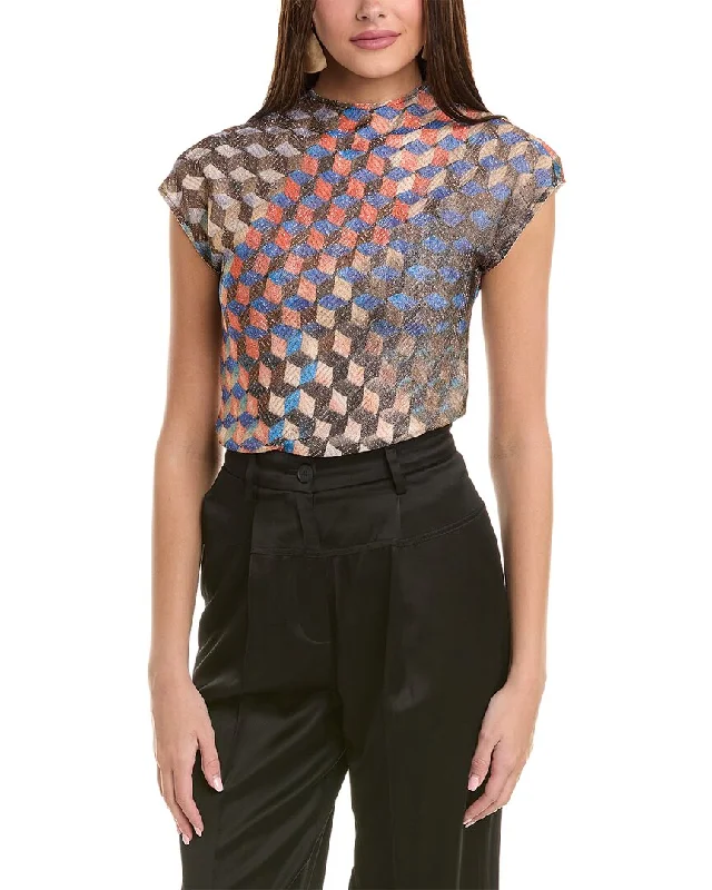 Parisian Effortless Chic Style M Missoni Knit Top