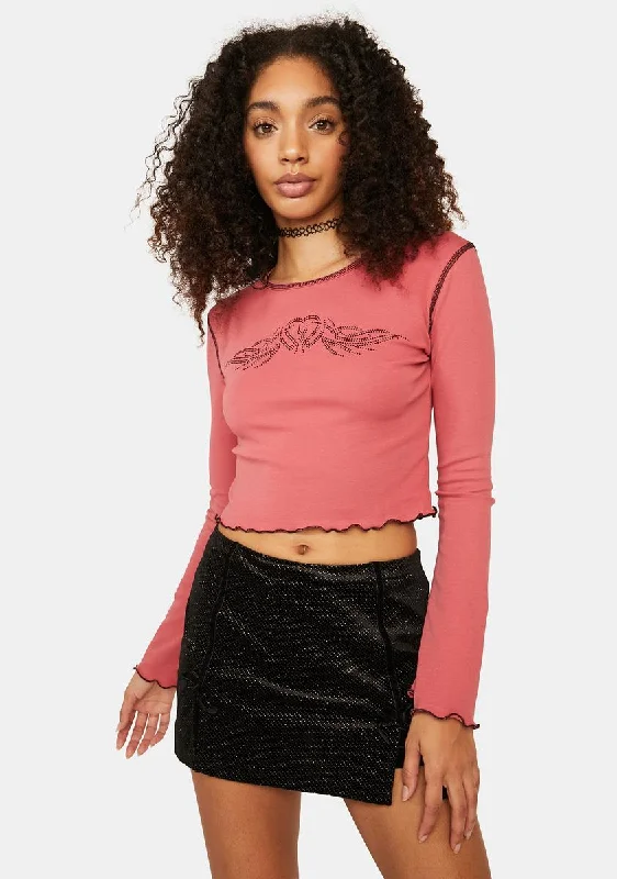 Athleisure Wear Around The Clock Crop Top