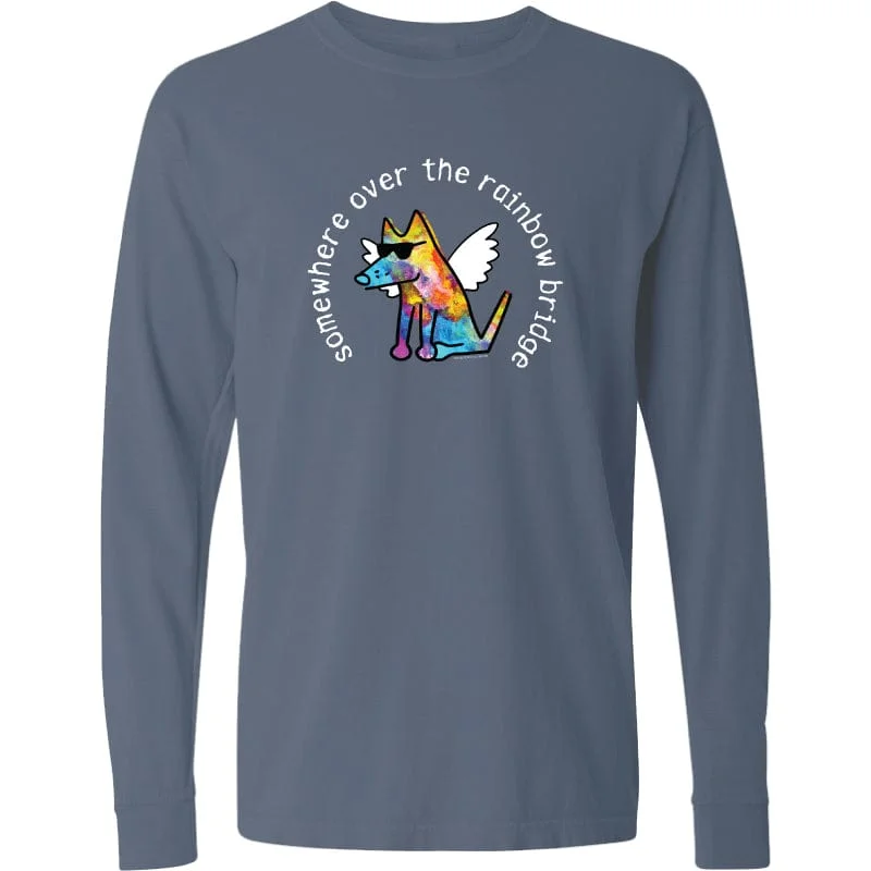 Stylish Spring Fashion Somewhere Over The Rainbow Bridge  - Classic Long-Sleeve T-Shirt