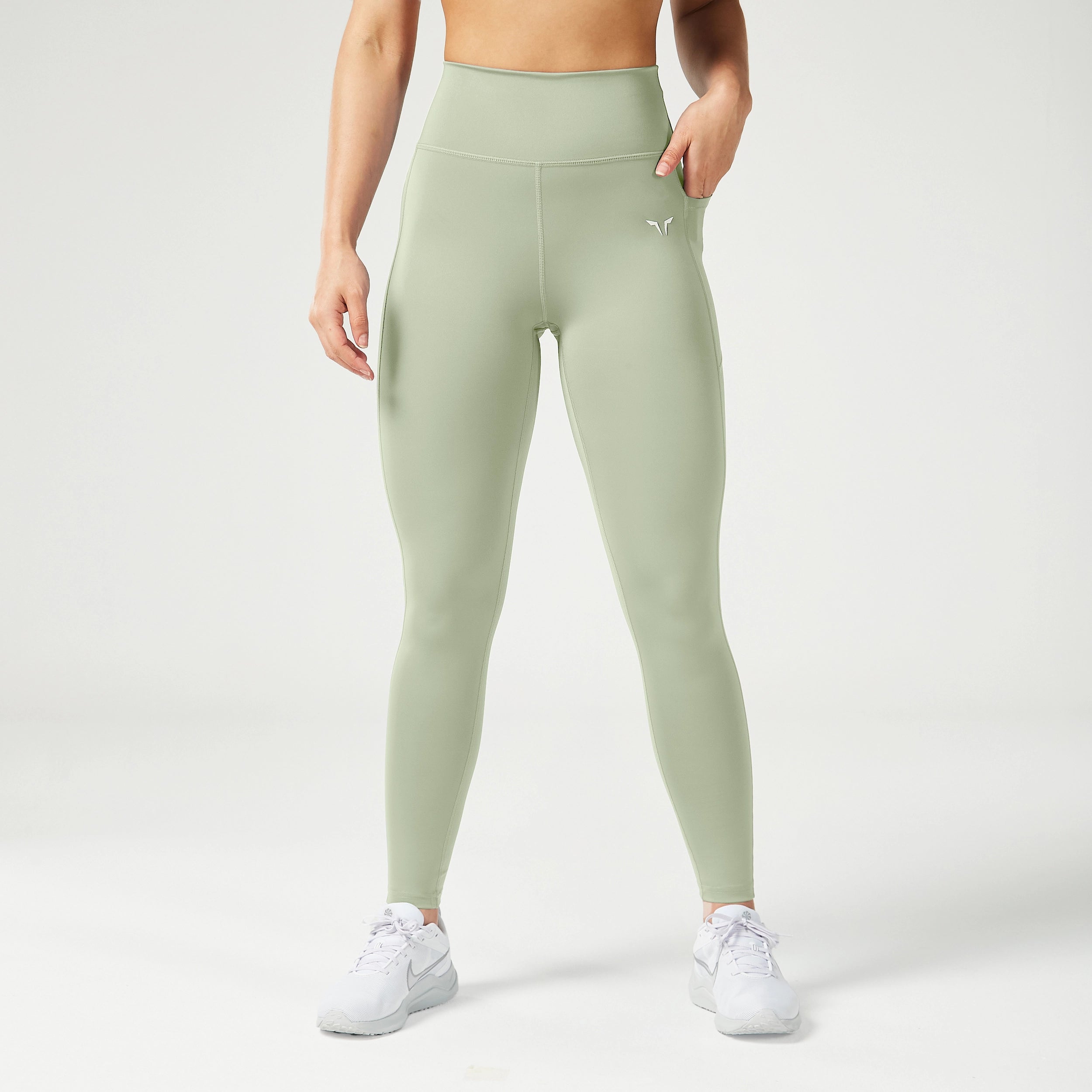 Stylish Savings Essential High Waisted Leggings 27" - Desert Sage