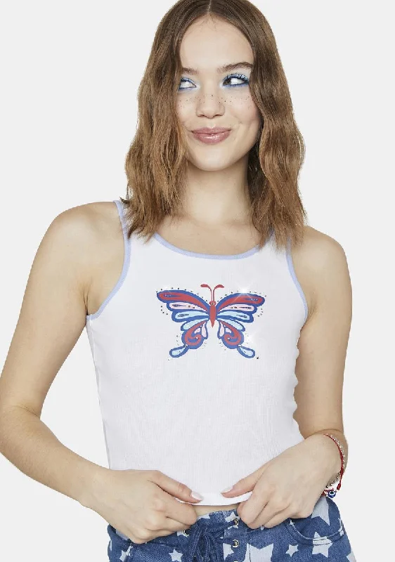 New In This Season Purely Talk To The Hand Crop Tank