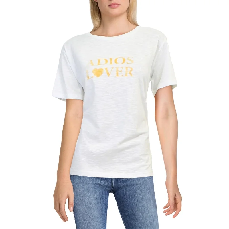 Bid Farewell To The Old Season Adios Lover Womens Printed Knit T-Shirt