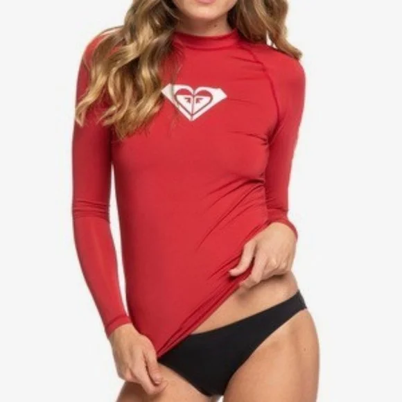 Break Fashion Norms Roxy Whole Hearted LS Rashguard