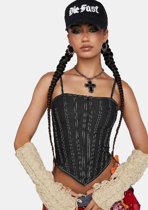 New Styles Just In Ready And Willing Corset Top