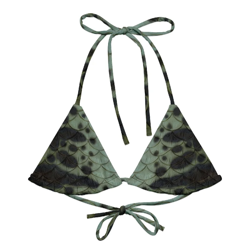 Trendy Urban Attire Everglade Recycled String Bikini Top