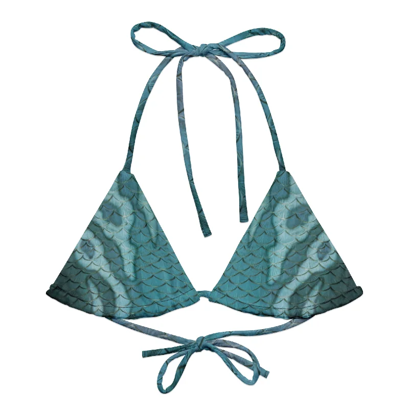 Versatile Outfits Sea Smoke Recycled String Bikini Top