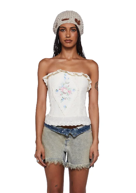 Evening Elegance Garden Embryo Corset Top