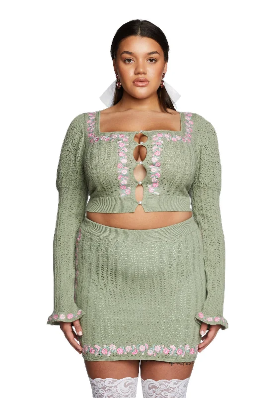 Discount Extravaganza Plus Crown Jewel Knit Top