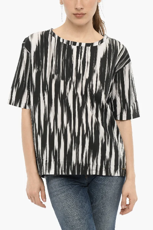 Fashion Forward Femme Woolrich Gradient-Effect Popeline Blouse