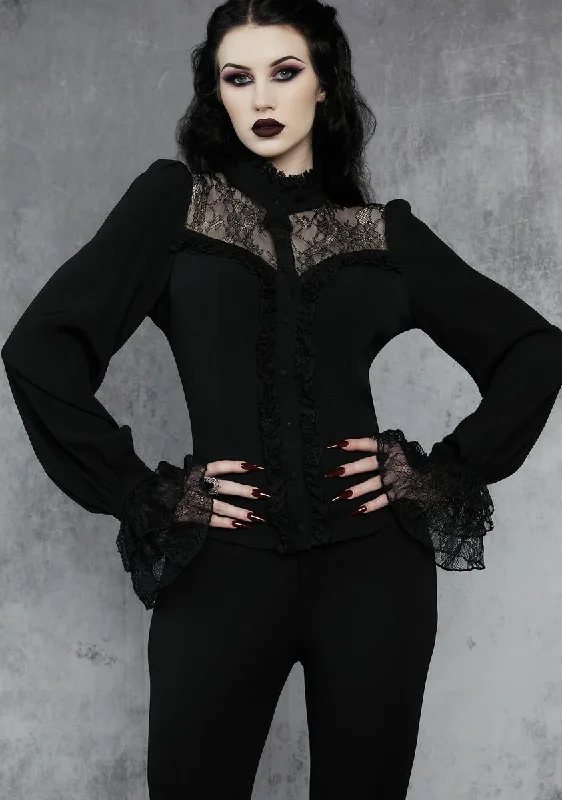 Save On Classic Elegant Styles Within Temptation Long Sleeve Blouse